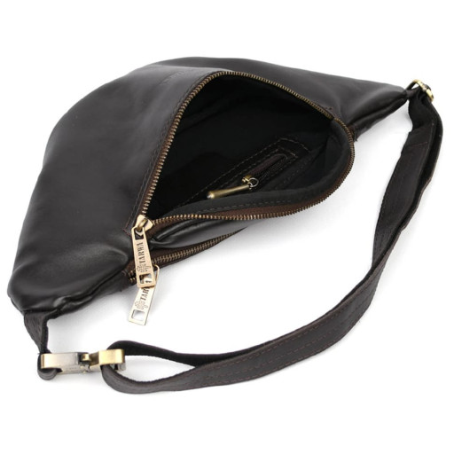 Сумка на пояс GC-3036-4lx з натуральної коричневої шкіри від бренду Tarwa