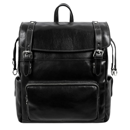 Шкіряний рюкзак - The Good Earth - Чорний колір - Time Resistance 5221001