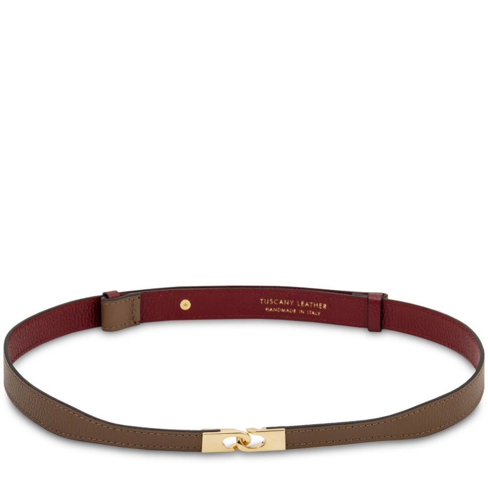 Women's leather belt - 90 sm
