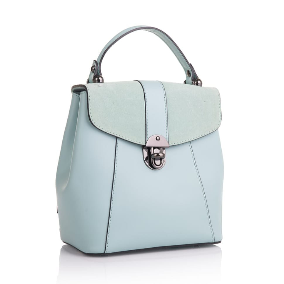 Шкіряна сумка-рюкзак Virginia Conti (Італія) - VC17042mint