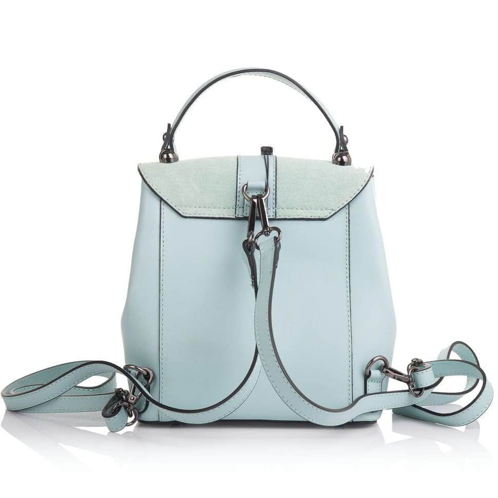 Шкіряна сумка-рюкзак Virginia Conti (Італія) - VC17042mint