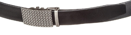 Оригінальний чоловічий ремінь з автоматичною пряжкою Vintage 20212 Чорний