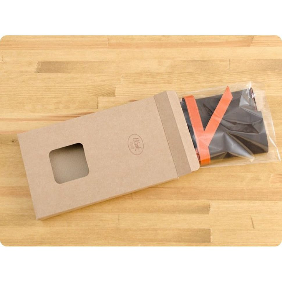 Voyager 1.0 leather travel case dark brown with orange