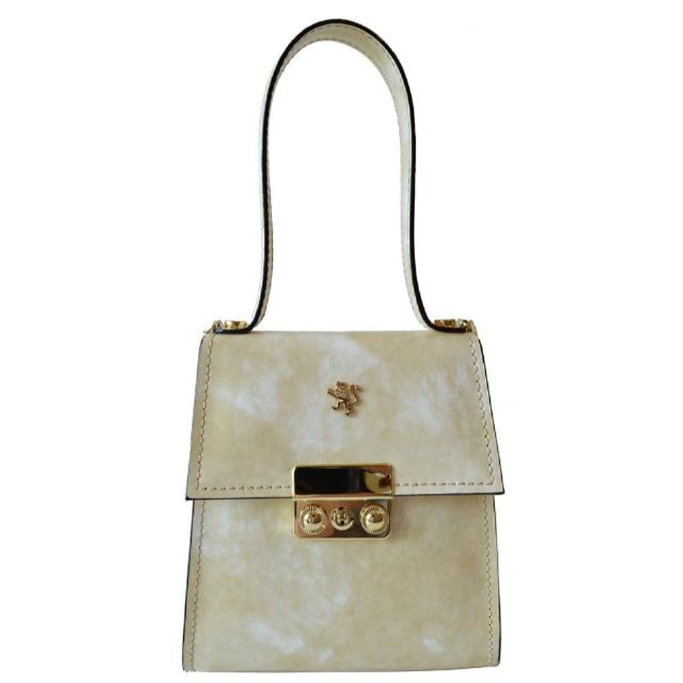 Pratesi RPA299/22 - Artemisia 299/22 Small Lady Bag in cow leather Artemisia Radica Cream