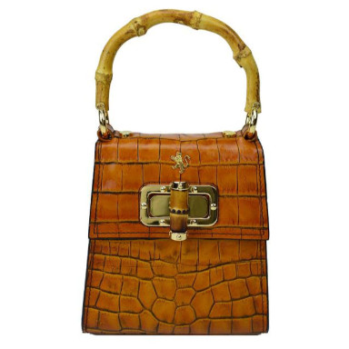 Pratesi KCO298/22 - Castalia K298/22 Lady Bag in cow leather Castalia K298/22 Cognac