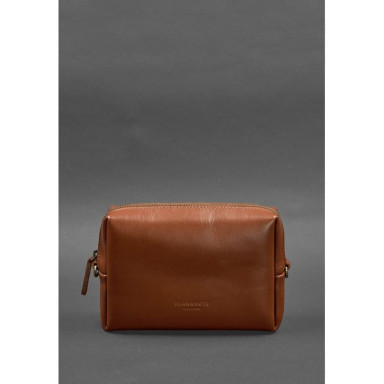 Leather cosmetic bag 3.0 Light brown Crust
