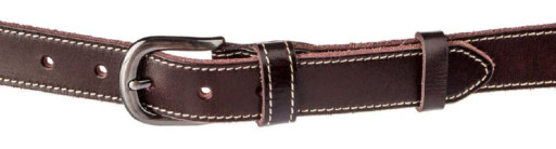 Добротний чоловічий ремінь під штани з натуральної шкіри Grande Pelle 21453