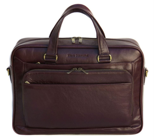 Чоловіча шкіряна сумка Black Diamond BD18C