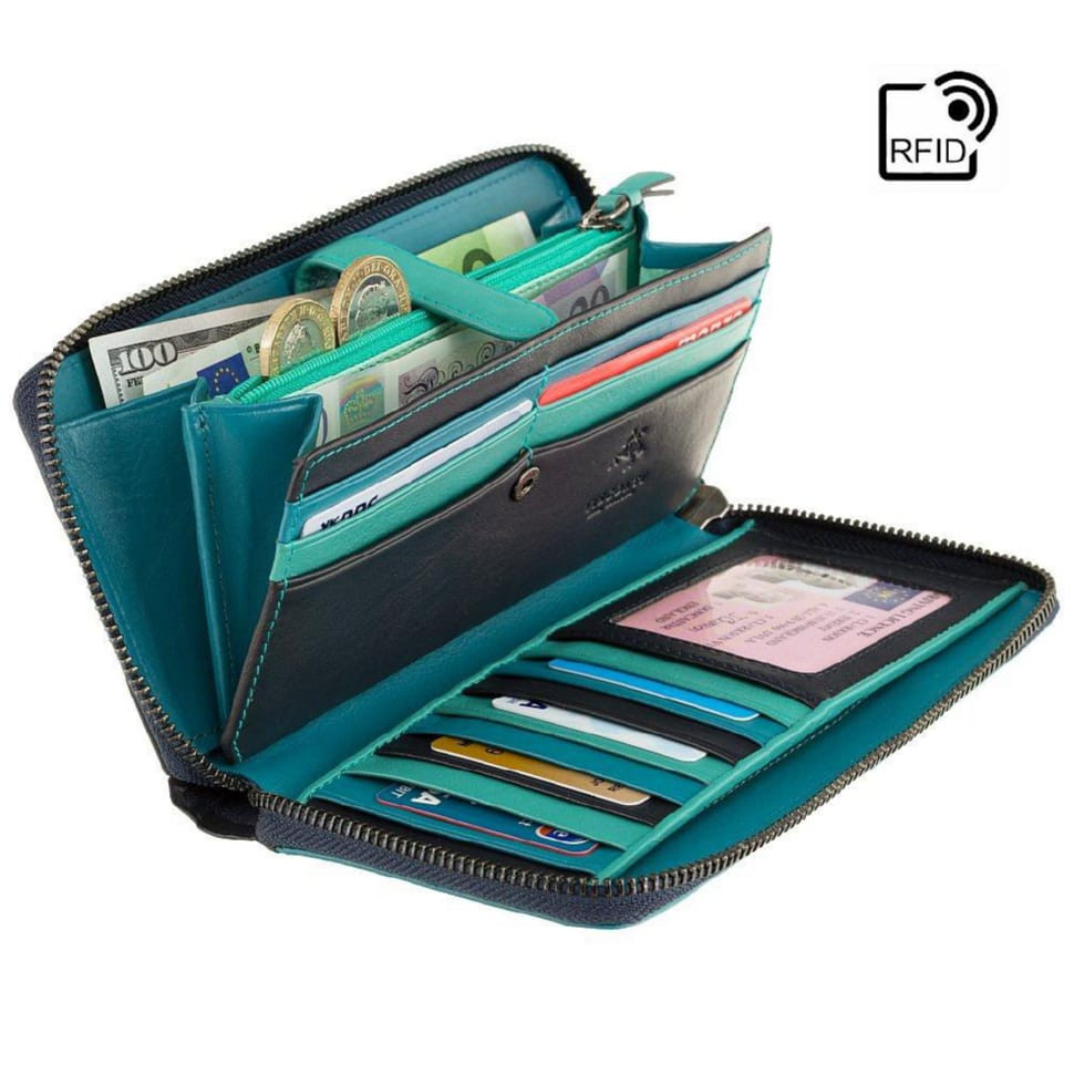 Кошелек женский Visconti BRC98 Julia (Blue Bell)