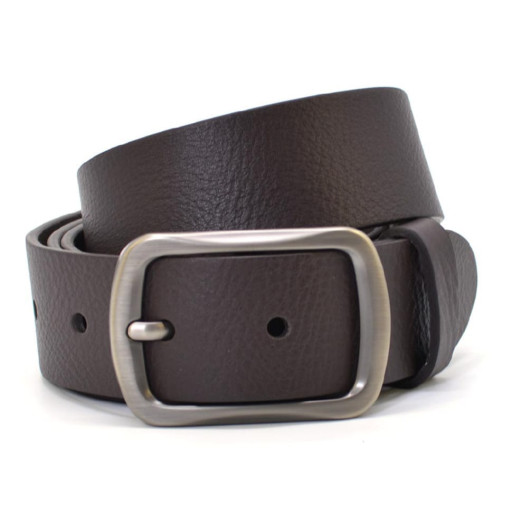 Ремінь зі шкіри буйвола st17044694 коричневий 40мм