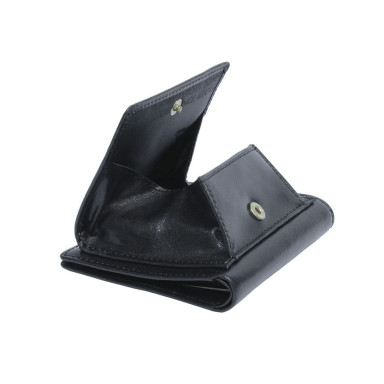 Leather wallet Italico 1619 nero black