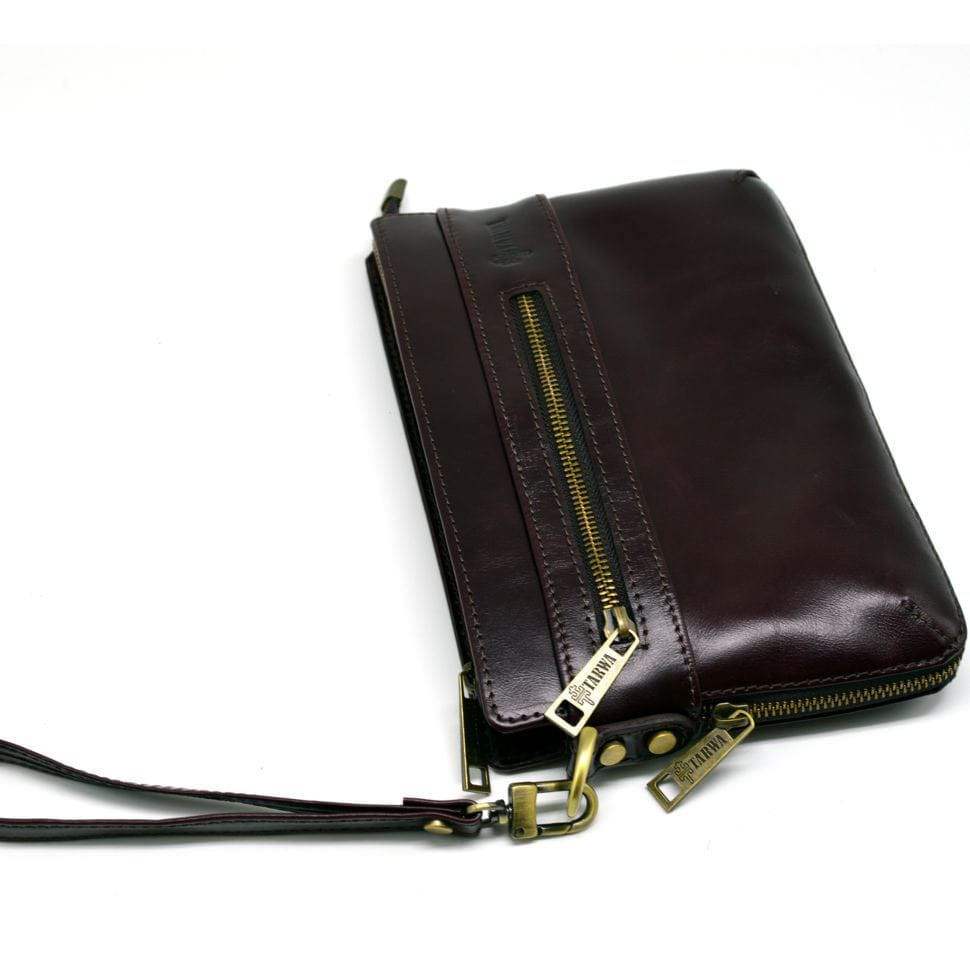 Чоловічий люкс клатч TARWA GX-8188 з петлею на зап'ястя