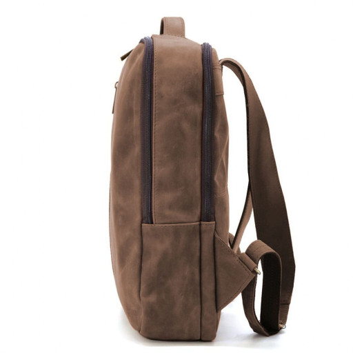 Шкіряний коричневий рюкзак TARWA RC-7287-3md кінська шкіра