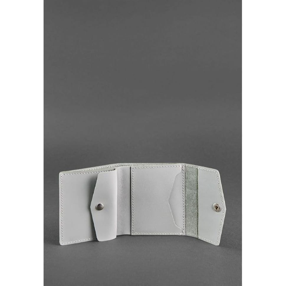 Жіночий шкіряний гаманець 2.1 Сірий