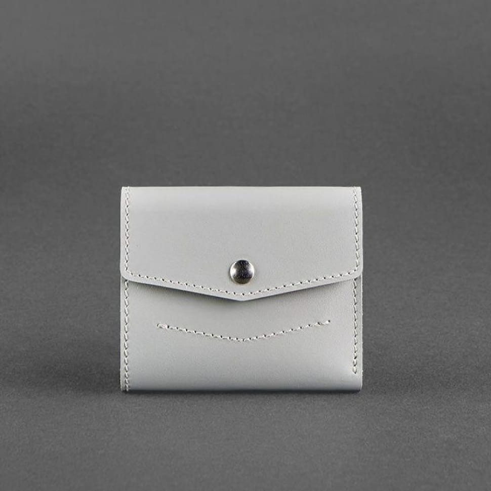 Жіночий шкіряний гаманець 2.1 Сірий