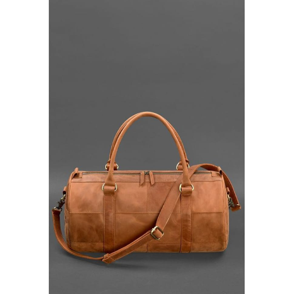 Шкіряна сумка Harper Світло-коричнева Crazy Horse