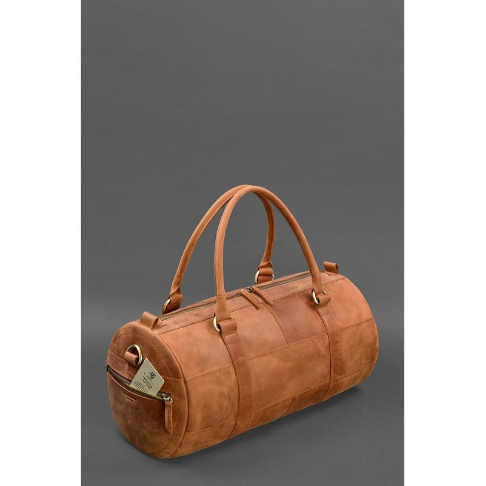 Шкіряна сумка Harper Світло-коричнева Crazy Horse