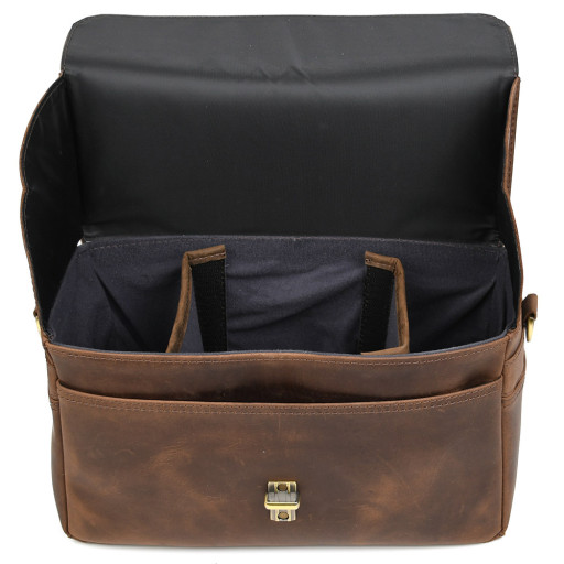 Фото сумка для камери шкіряна крейзі хорс TARWA RC-1314-4lx