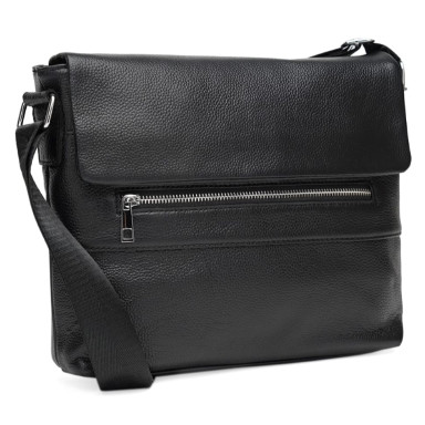Men's leather bag Borsa Leather K13530-black