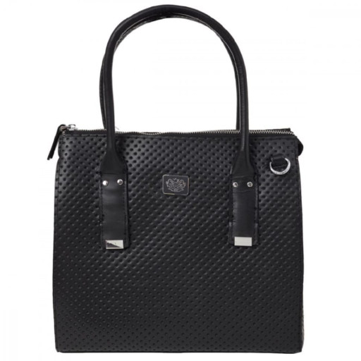 Сумка жіноча шкіряна DOR FLINGER DF2020840-1 чорна