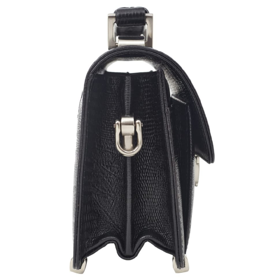 Барсетка шкіряна Desisan 1276-143 чорний лазер