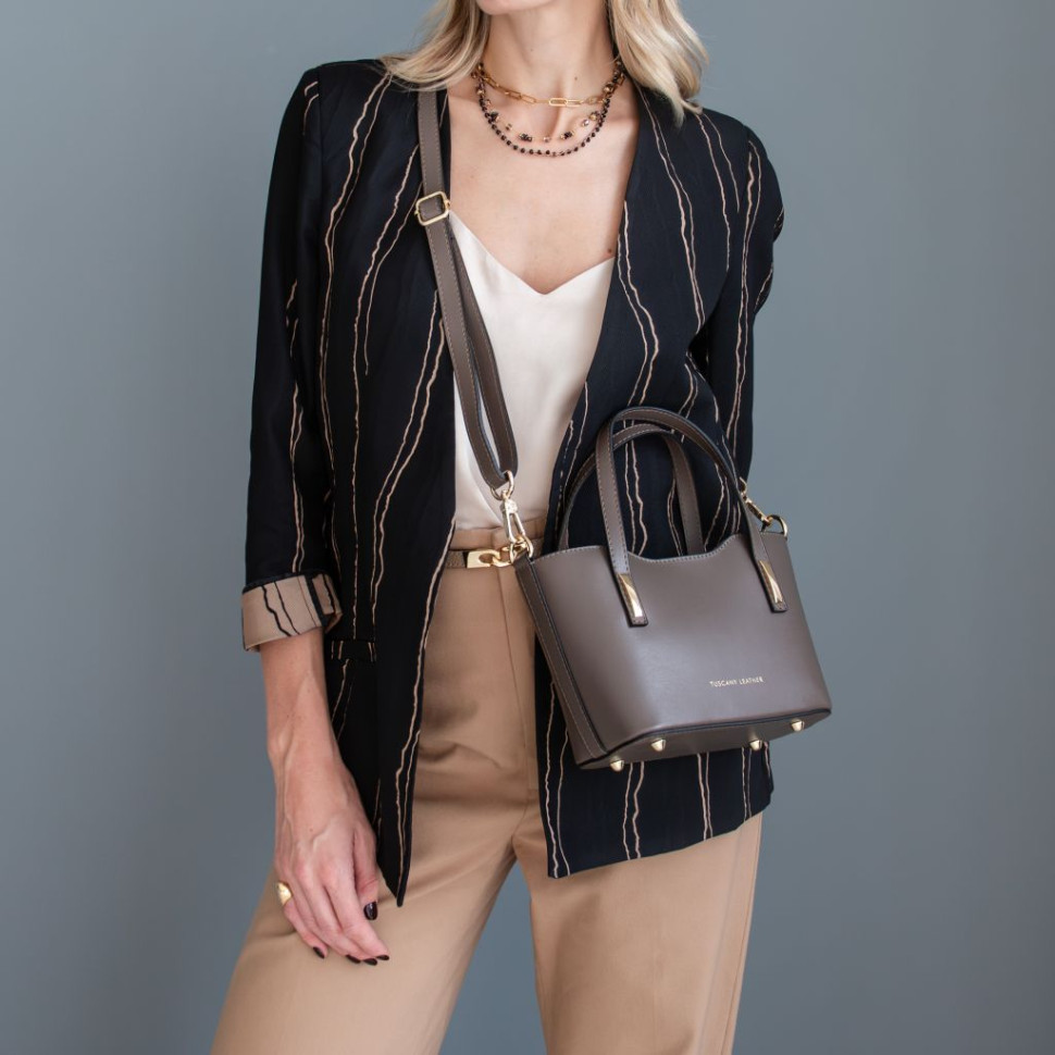 Olimpia Leather tote - Small size