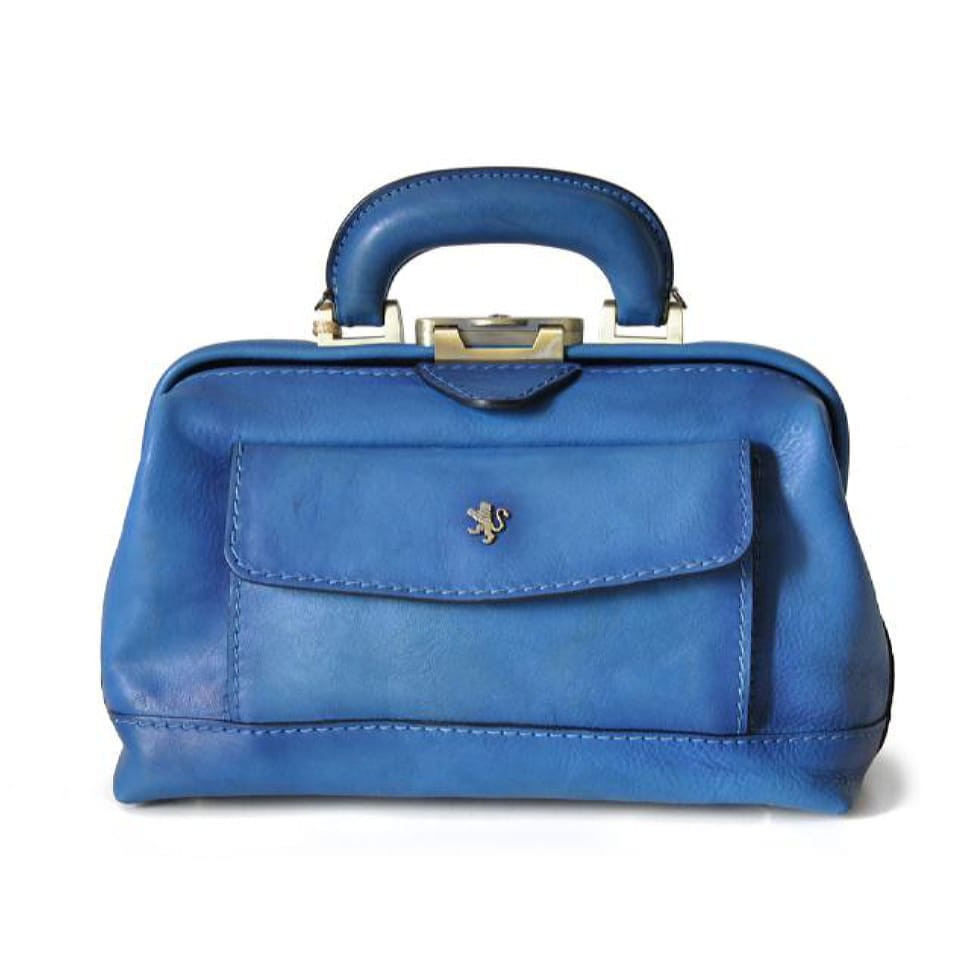 Pratesi BCE562/P - Лікар Lady bag 562/P in cow leather Bruce Light Blue