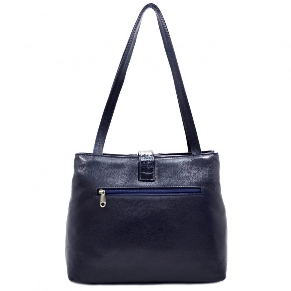 Сумка жіноча шкіряна Desisan 1521-315 синій флотар