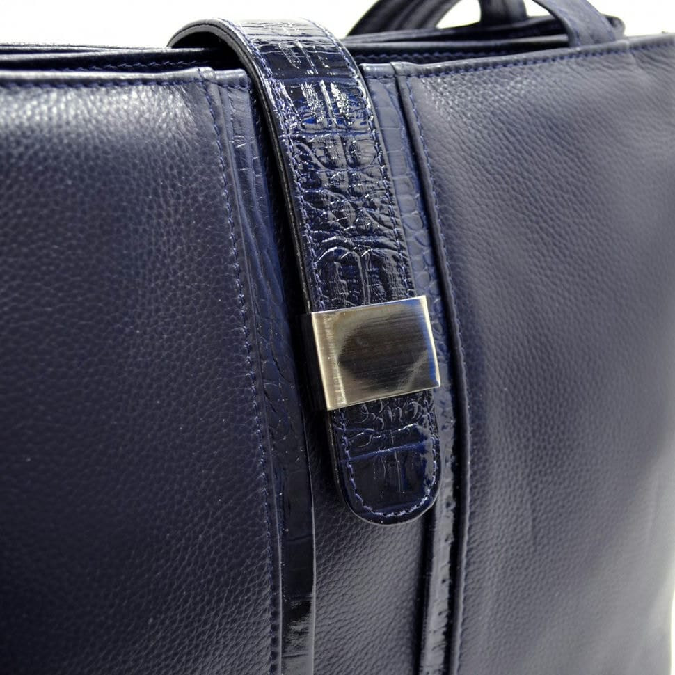 Сумка жіноча шкіряна Desisan 1521-315 синій флотар