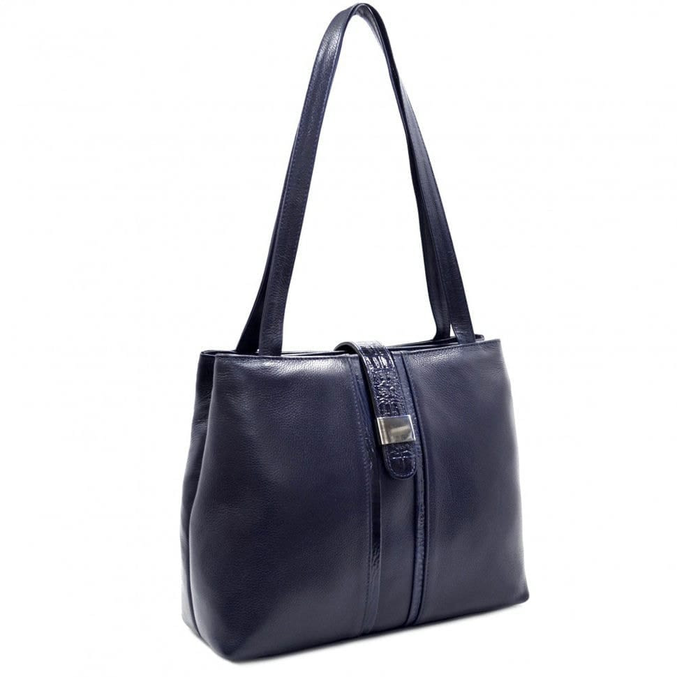 Сумка жіноча шкіряна Desisan 1521-315 синій флотар
