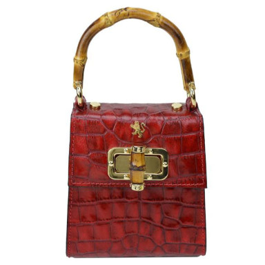 Pratesi KCL298/22 - Castalia K298/22 Lady Bag in cow leather Castalia K298/22 Cherry