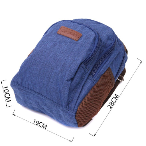 Надійний рюкзак з поліестеру з великою кількістю кишень Vintage 22146