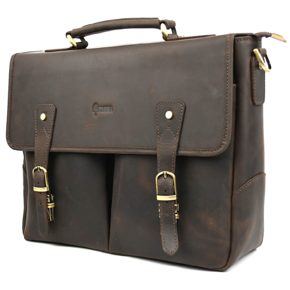 Діловий чоловічий портфель з натуральної шкіри RС-3960-4lx TARWA