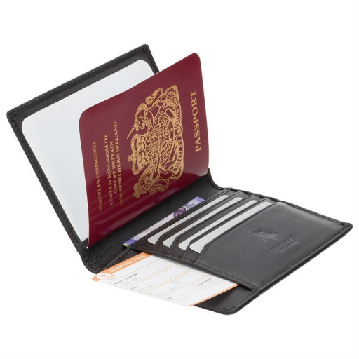 Обкладинка для документів Visconti 2201 Polo (Black)