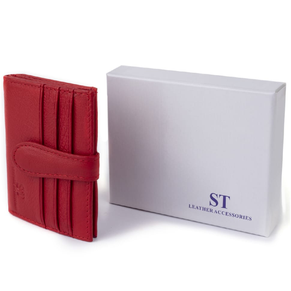 Кошелек-визитница ST Leather 19211 Красный