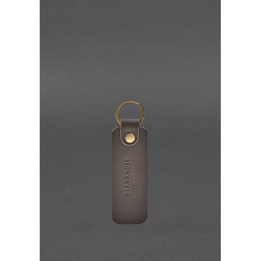 Шкіряний брелок для Авто Ford темно-коричневий краст