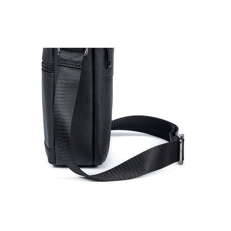 Барсетка м'яка шкіряна BUFFALO BAGS M7604A чорна