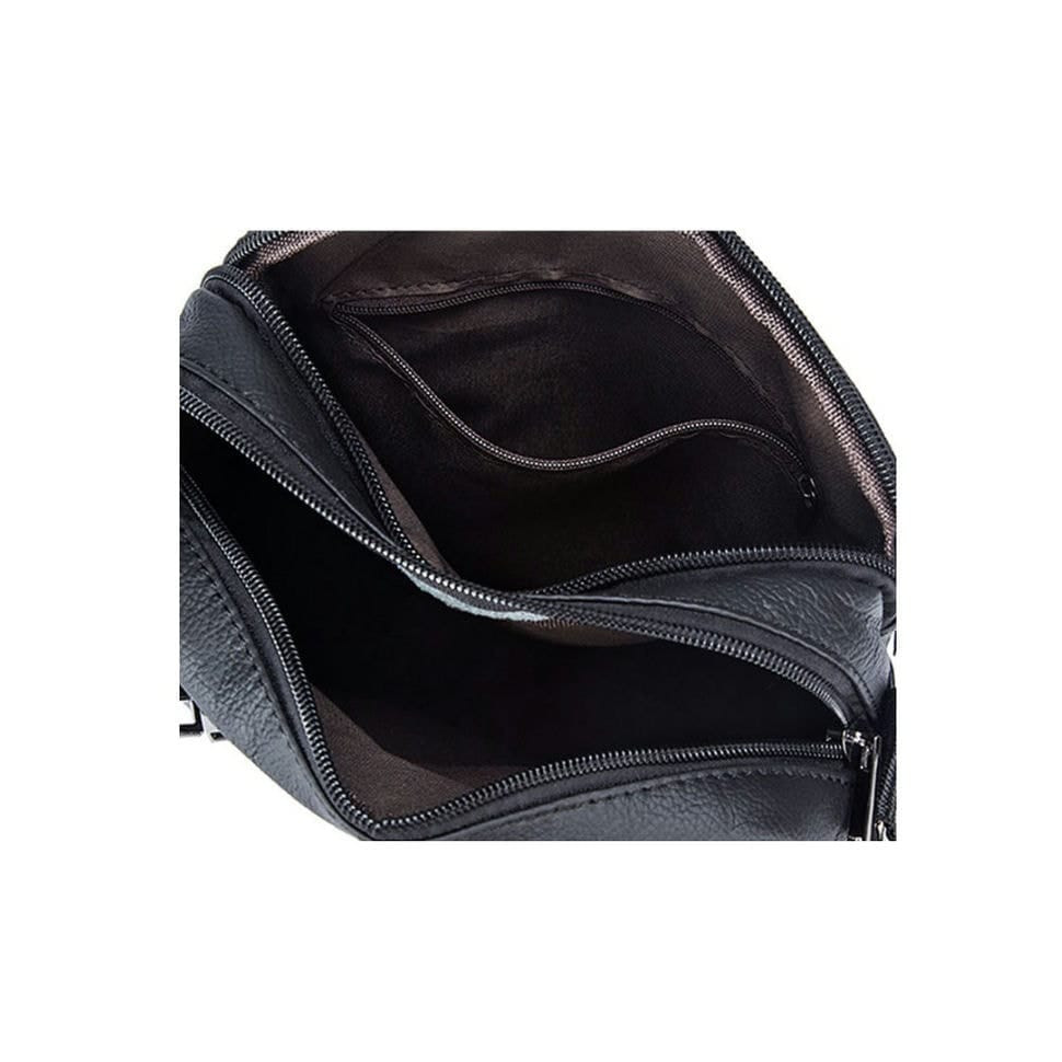 Барсетка м'яка шкіряна BUFFALO BAGS M7604A чорна