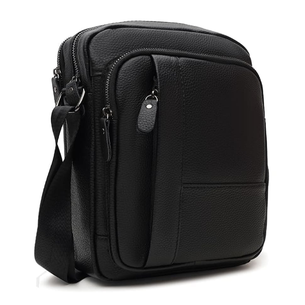 Чоловіча шкіряна сумка Keizer k14014-black