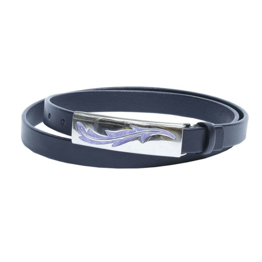 Ремінь шкіряний 775 чорний чорний TONY PEROTTI