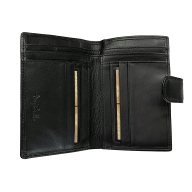 Leather wallet New Rainbow 1654 nero black