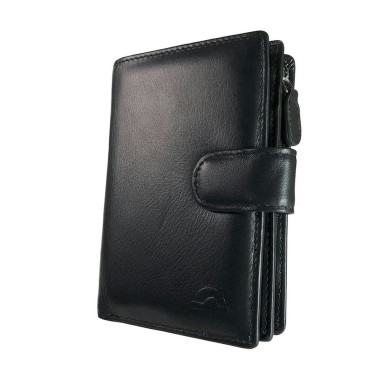 Leather wallet New Rainbow 1654 nero black