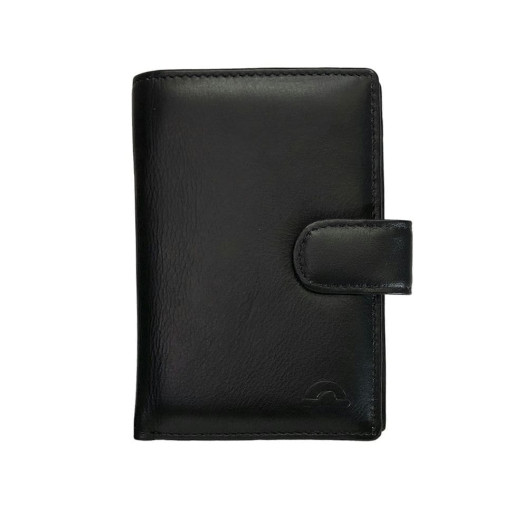 Шкіряне портмоне New Rainbow 1654 nero чорний