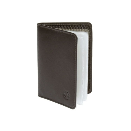 Візитниця шкіряна Cortina 5004 коричневий