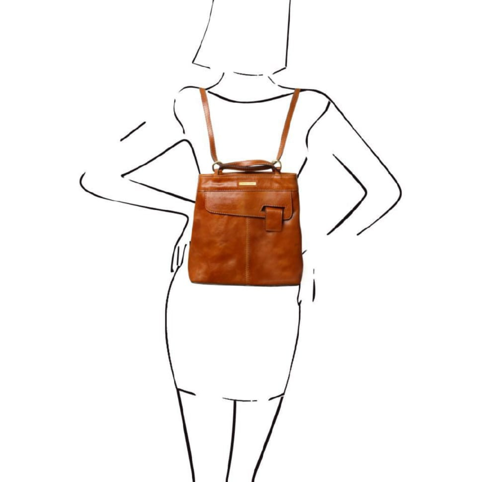 Martina Жіноча шкіряна сумка-рюкзак 2 в 1 Tuscany TL141477