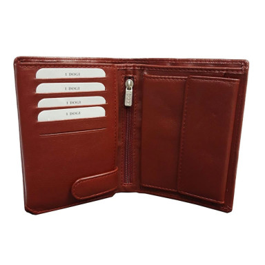 Leather wallet Cortina 5031 rosso red