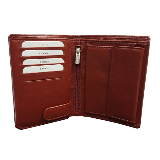 Шкіряне портмоне Cortina 5031 rosso червоний