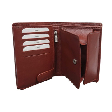 Leather wallet Cortina 5031 rosso red