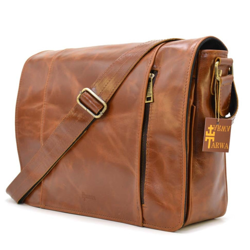 Чоловіча сумка-листоноша з натуральної шкіри CQ-7338-3md бренду TARWA
