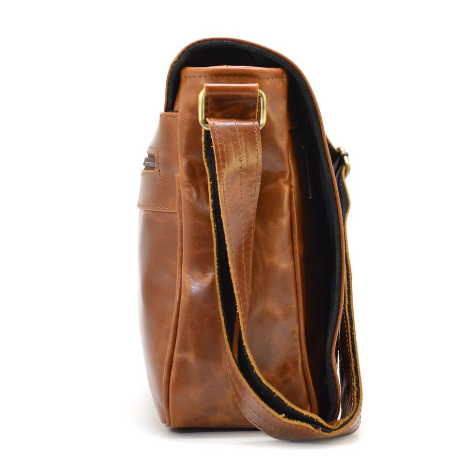 Men's messenger bag made of genuine leather CQ-7338-3md brand TARWA